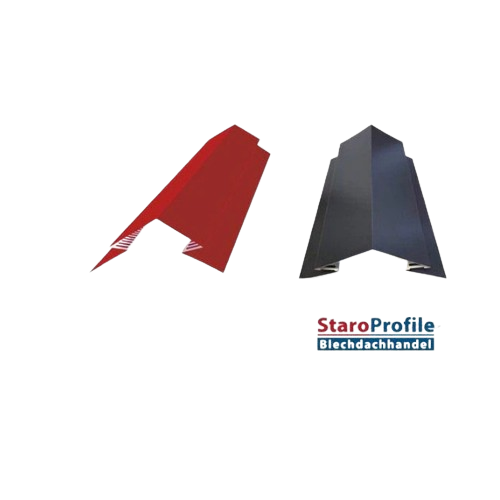 Firstblech mit Entlüftung inkl. Verbinder