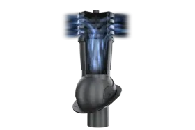 Dachentlüfter Regulierbar für Dachpfannenprofile