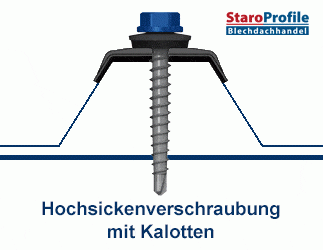 Kalotten für Trapezbleche (100 Stck.)