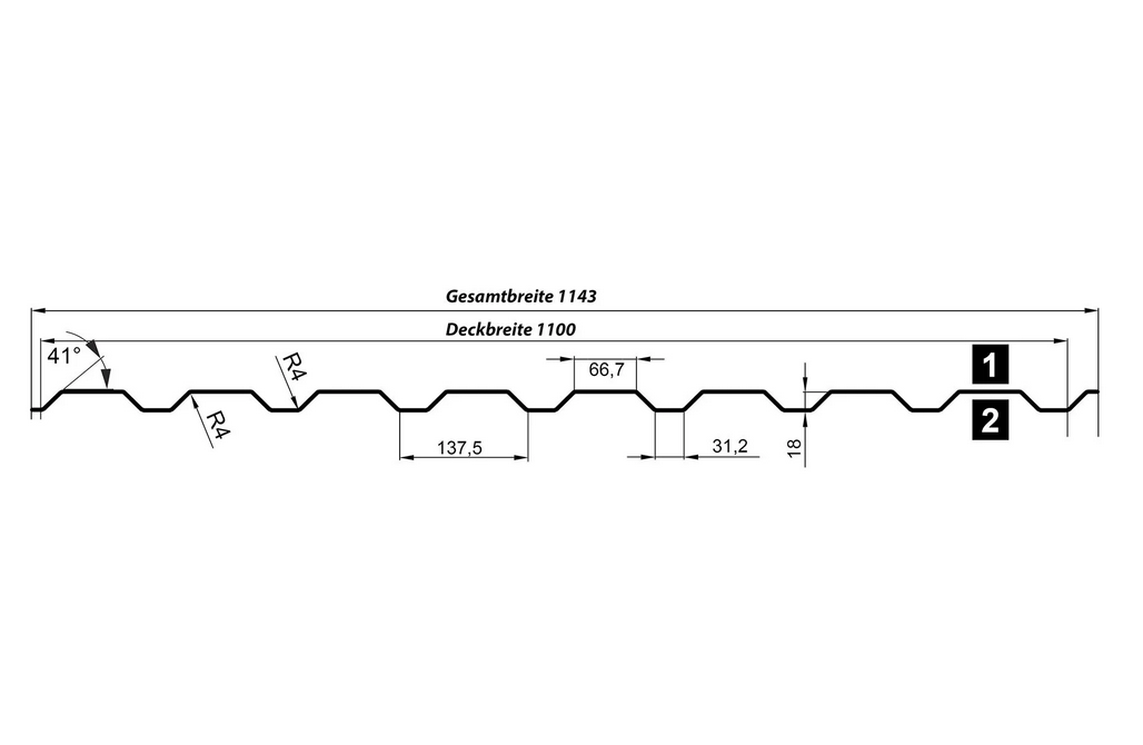 T-20 M Fassade | 0.75mm